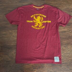 Gryffindor Quidditch Team Captain Red T-Shirt